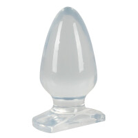 Anal Plug »Crystal Clear - Big Plug« - 13 cm lang - Transparent