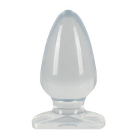 Anal Plug »Crystal Clear - Big Plug« - 13 cm lang - Transparent