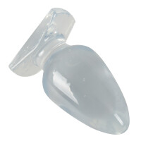 Anal Plug »Crystal Clear - Big Plug« - 13 cm lang - Transparent