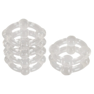 Penisringe Set »Looping« - 2 Stück - Transparent