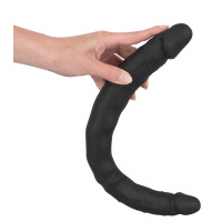 Bad Kitty Doppel-Dildo - 40 cm Länge - Schwarz