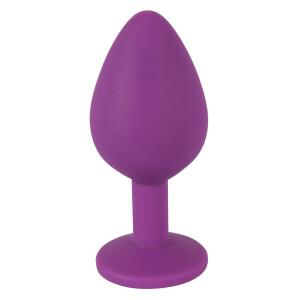 Analplug »Jewel Purple Plug - Medium« mit Schmuckstein - Lila