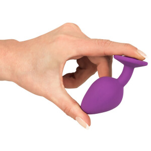Analplug »Jewel Purple Plug - Medium« mit Schmuckstein - Lila