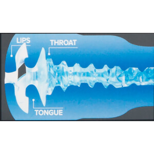 Fleshlight »Turbo Thrust« - Blowjob-Masturbator - Blau