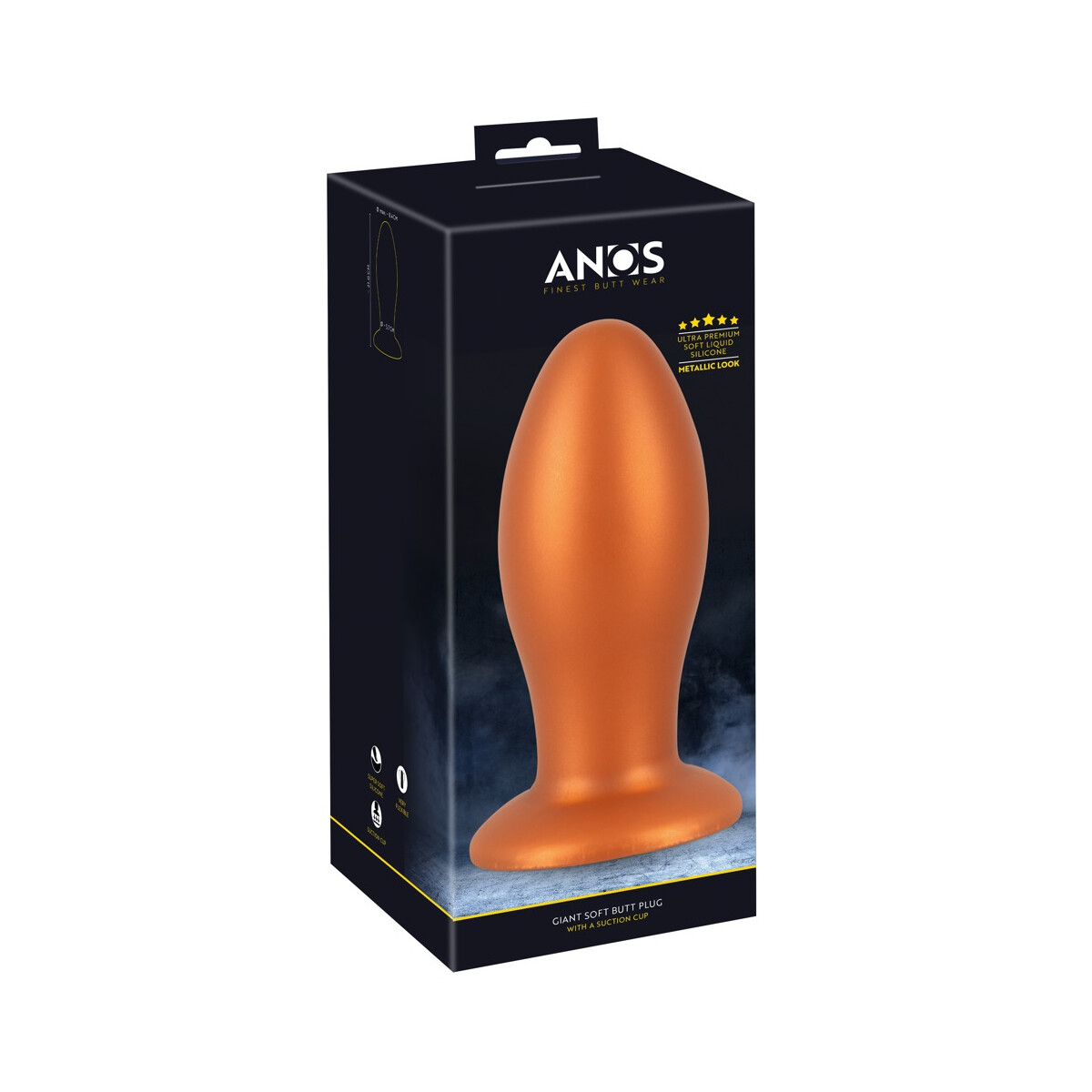 Soft Butt Plug with suction cup box