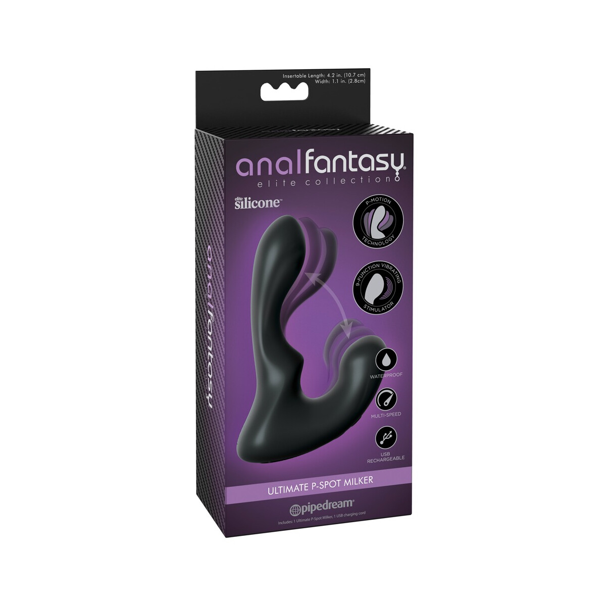 Prostatavibrator mit 9 Vibrationsmodi - Ergonomisch -...