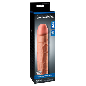 Penishülle - 5,1 cm Verlängerung & 33% Verdickung - Hautfarben