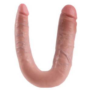 Doppeldildo im Naturlook - Flexibel - 43 cm lang