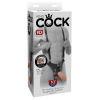 Harness mit Hosenträgern & hohlem 25 cm Penisdildo