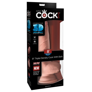 Hautfarbener Naturdildo mit Saugfuß & Hoden - 18,4 cm Einführlänge