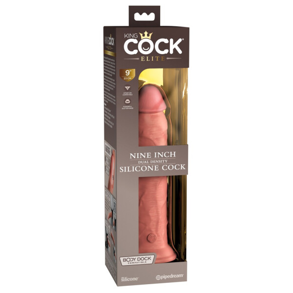 Penis-Dildo mit Saugfuß - 24,8 cm lang - Haut hell