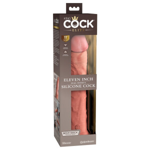 Penis-Dildo mit Saugfuß - 29,5 cm lang - Haut hell
