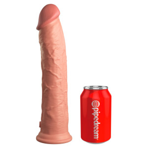 Penis-Dildo mit Saugfuß - 29,5 cm lang - Haut hell