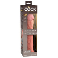 Penis-Dildo mit Saugfuß - 29,5 cm lang - Haut hell