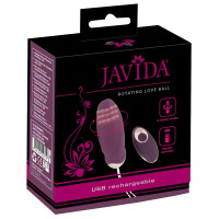 Vibro-Ei »Javida« mit Innenkugeln & Fernbedienung - Lila