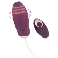Vibro-Ei »Javida« mit Innenkugeln & Fernbedienung - Lila