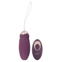 Vibro-Ei »Javida« mit Innenkugeln & Fernbedienung - Lila