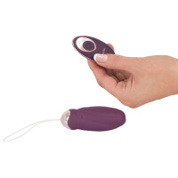 Vibro-Ei »Javida« mit Innenkugeln & Fernbedienung - Lila
