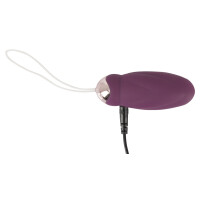 Vibro-Ei »Javida« mit Innenkugeln & Fernbedienung - Lila