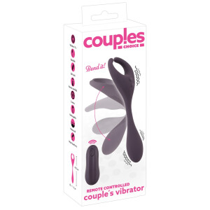 Doppel-Vibrator für Paare - Sehr biegsam - Lila