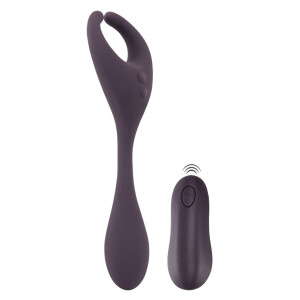 Doppel-Vibrator für Paare - Sehr biegsam - Lila