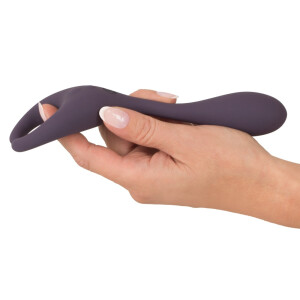 Doppel-Vibrator für Paare - Sehr biegsam - Lila