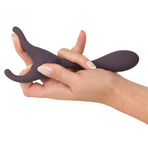 Doppel-Vibrator für Paare - Sehr biegsam - Lila