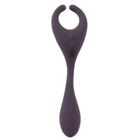 Doppel-Vibrator für Paare - Sehr biegsam - Lila