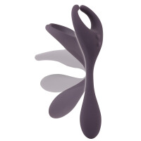 Doppel-Vibrator für Paare - Sehr biegsam - Lila