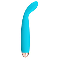 Vibrator »Cuties« mit Rillen & flexibler Spitze - Hellblau