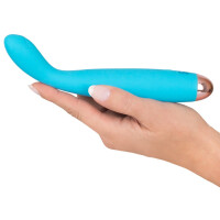 Vibrator »Cuties« mit Rillen & flexibler Spitze - Hellblau