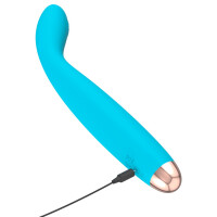 Vibrator »Cuties« mit Rillen & flexibler Spitze - Hellblau