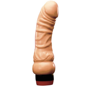 Natur-Vibrator - Soft - 17 cm lang - Hautfarben