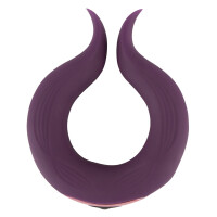 Paarvibrator in Ringform mit 10 Vibrationsmodi - Lila