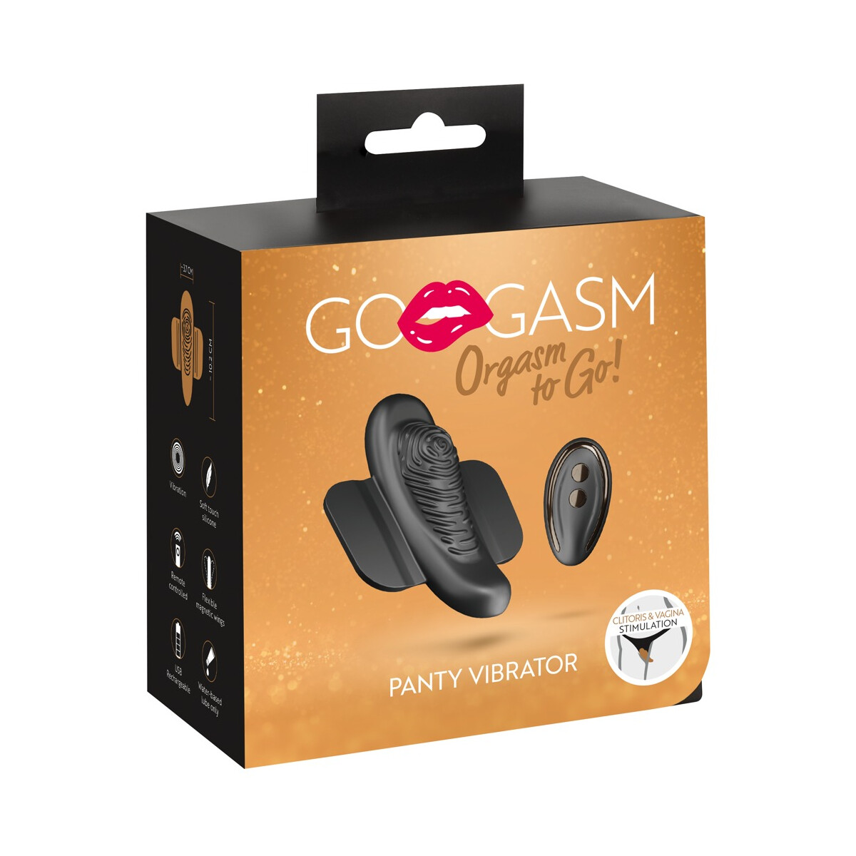 Panty Vibrator mit 10 Vibrationsmodi - S box