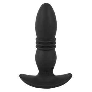 Vibro-Analplug mit Stoßfunktion->Mit Fernbedienung - Reichweite 5 m