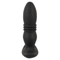 Vibro-Analplug mit Stoßfunktion->Mit Fernbedienung - Reichweite 5 m