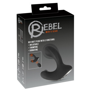 Vibro-Analplug mit Fernbedienung