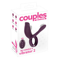 Penis-/Hodenring mit Vibrator und Klitreizer