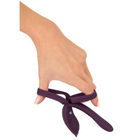 Penis-/Hodenring mit Vibrator und Klitreizer
