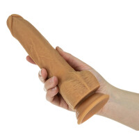 Stoßdildo im Penislook mit Fernbedienung & Saugfuß