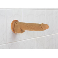 Stoßdildo im Penislook mit Fernbedienung & Saugfuß