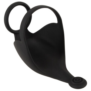 Hodenvibrator mit Penis- und Hodenring -> Fernbedienung -Reichweite 10 m