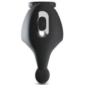 Hodenvibrator mit Penis- und Hodenring -> Fernbedienung -Reichweite 10 m
