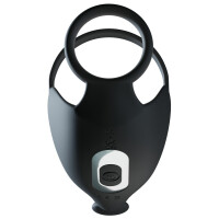 Hodenvibrator mit Penis- und Hodenring -> Fernbedienung -Reichweite 10 m