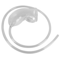Elastische Penissleeve mit Öffnung & Schlauch