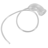 Elastische Penissleeve mit Öffnung & Schlauch