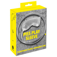 Elastische Penissleeve mit Öffnung & Schlauch
