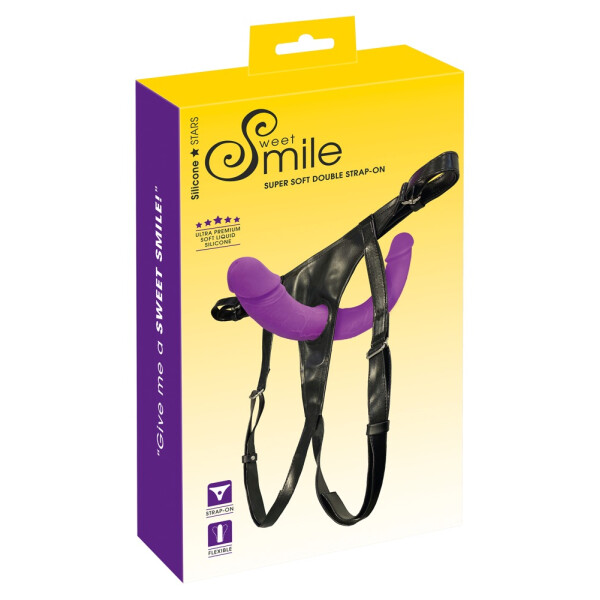 Strap-on mit herausnehmbarem Doppeldildo