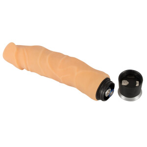 Vibrator »Big Vibe« aus »Nature Skin« - 22 cm lang - Hautfarben